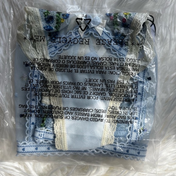 Victoria's Secret FOR LOVE & LEMONS Midsummer Heart Embroidered High Waist Panty - Picture 8 of 9